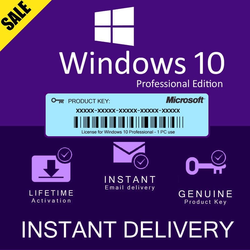 Windows 10 Professional 32/64 Bit